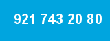 921 743 20 80 921 743 20 80